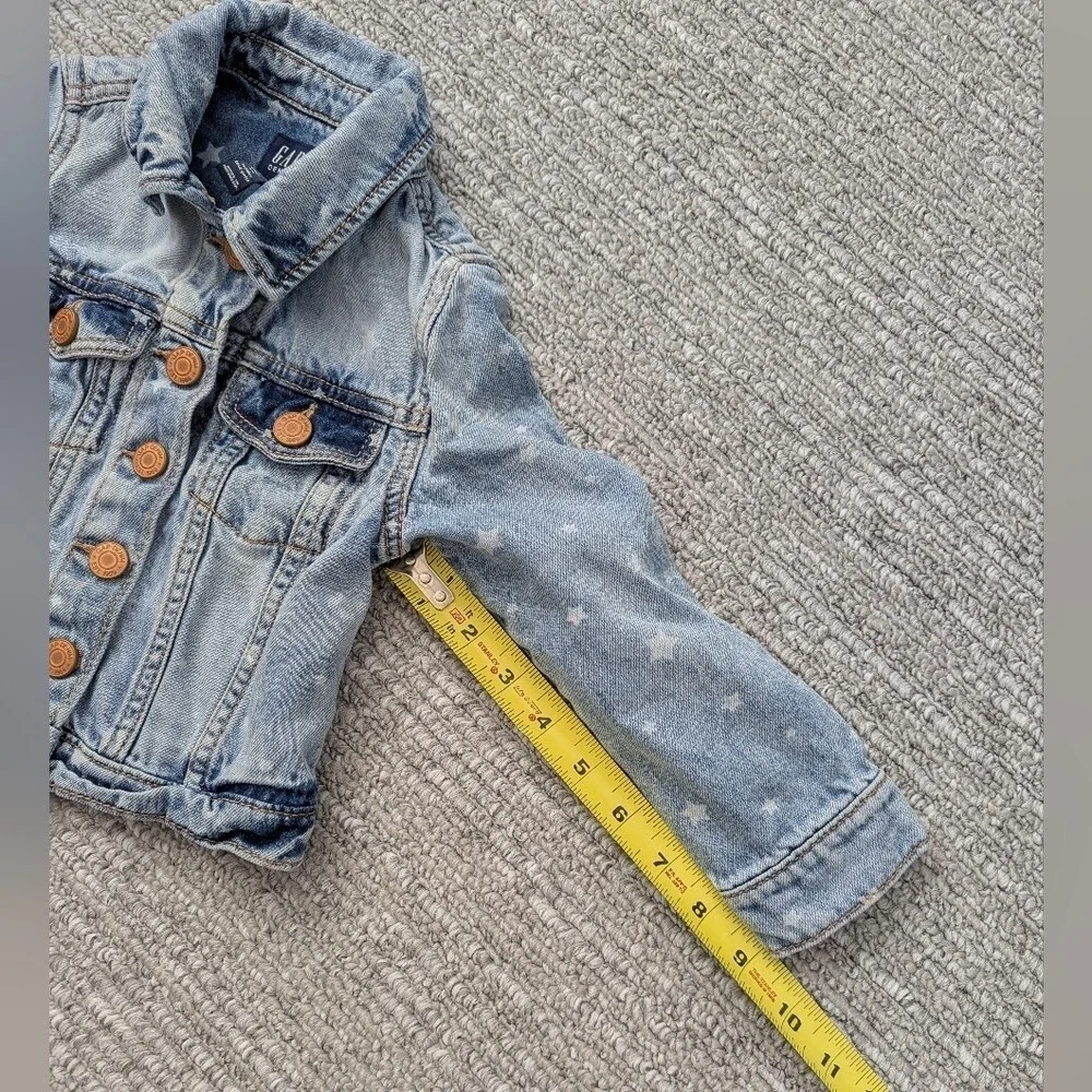 GAP Kids (Size 3T) Blue Jean/Denim Stars Jacket